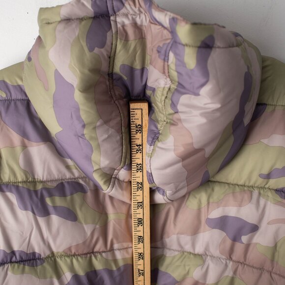 NEW Forever 21 Premium Label Women's Small Camouflage Long Hooded Puffer Jacket - Picture 8 of 9